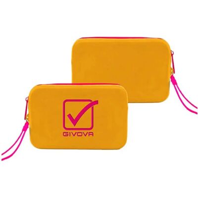 Givova Neceser Silicone Mustard / Fuchsia One Size Givova Neceser Silicone Mustard / Fuchsia One Size