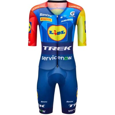 Santini Mono De Competición De Manga Corta Lidl Trek Team Original 2026 Marine 2XL Santini Mono De Competición De Manga Corta Lidl Trek Team Original 2026 Marine 2XL