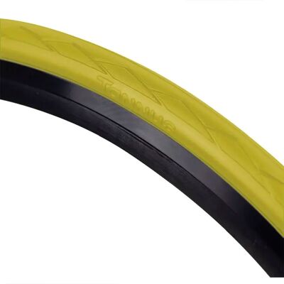 Tannus Cubierta Rígida Urbana Semi Slick Hard 700c X 28 Yellow 700C x 28 Tannus Cubierta Rígida Urbana Semi Slick Hard 700c X 28 Yellow 700C x 28