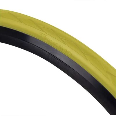 Tannus Cubierta Rígida Urbana Semi Slick Regular Airless 700c X 28 Yellow 700C x 28 Tannus Cubierta Rígida Urbana Semi Slick Regular Airless 700c X 28 Yellow 700C x 28