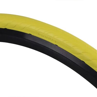 Tannus Cubierta Rígida Urbana New Slick Hard Airless 700c X 25 Yellow 700C x 25 Tannus Cubierta Rígida Urbana New Slick Hard Airless 700c X 25 Yellow 700C x 25