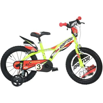Dino Bikes Bicicleta Raptor Fluorescent 16 Yellow 6-8 Años Dino Bikes Bicicleta Raptor Fluorescent 16 Yellow 6-8 Años