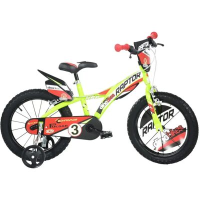 Dino Bikes Bicicleta Raptor Fluorescent 14 Yellow 4-7 Años Dino Bikes Bicicleta Raptor Fluorescent 14 Yellow 4-7 Años