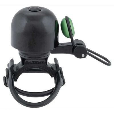 Contec Timbre De Bicicleta Diamond Ø26mm Black / Green One Size Contec Timbre De Bicicleta Diamond Ø26mm Black / Green One Size