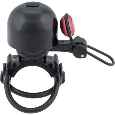 Contec Timbre De Bicicleta Diamond Ø26mm Black / Red One Size Contec Timbre De Bicicleta Diamond Ø26mm Black / Red One Size