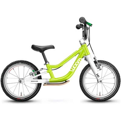 Woom Bicicleta Sin Pedales Original 1+ 14´´ Lime One Size Woom Bicicleta Sin Pedales Original 1+ 14´´ Lime One Size