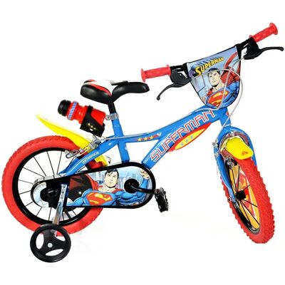 Dino Bikes Bicicleta Superman 16´´ Blue 5-7 Años Dino Bikes Bicicleta Superman 16´´ Blue 5-7 Años