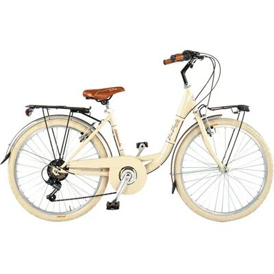 Via Veneto Bicicleta Giuly Lady 24´´ Ty21 6s Beige Cappuccino 38 Via Veneto Bicicleta Giuly Lady 24´´ Ty21 6s Beige Cappuccino 38