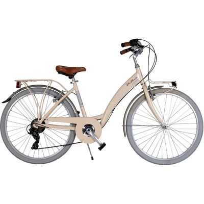 Via Veneto Bicicleta Nuvo Lady 26´´ Tx300 6s Beige Cappuccino 46 Via Veneto Bicicleta Nuvo Lady 26´´ Tx300 6s Beige Cappuccino 46