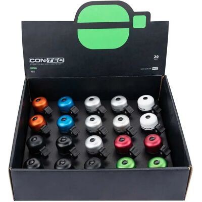 Contec Timbre De Bicicleta Surtido 20 Unidades Assorted One Size Contec Timbre De Bicicleta Surtido 20 Unidades Assorted One Size