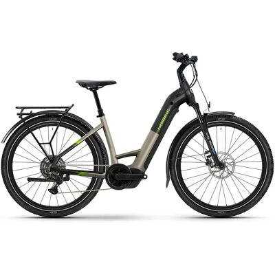 Haibike Bicicleta Eléctrica Trekking 4 Low 27.5´´ Cues Rd-u6000 2026 Calm Sand / Lime S Haibike Bicicleta Eléctrica Trekking 4 Low 27.5´´ Cues Rd-u6000 2026 Calm Sand / Lime S