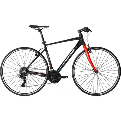 Wolfbike Bicicleta De Carretera Vulture R2 Flat Bar Tx500 Black / Red 56 Wolfbike Bicicleta De Carretera Vulture R2 Flat Bar Tx500 Black / Red 56