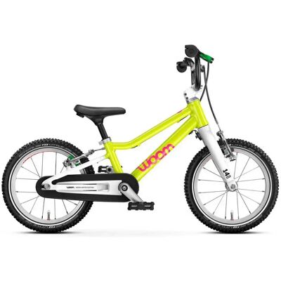 Woom Bicicleta Go 2 14´´ Neon Lime One Size Woom Bicicleta Go 2 14´´ Neon Lime One Size