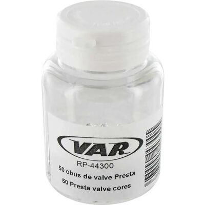 Var Núcleo De Válvula Presta 50 Unidades Silver One Size Var Núcleo De Válvula Presta 50 Unidades Silver One Size