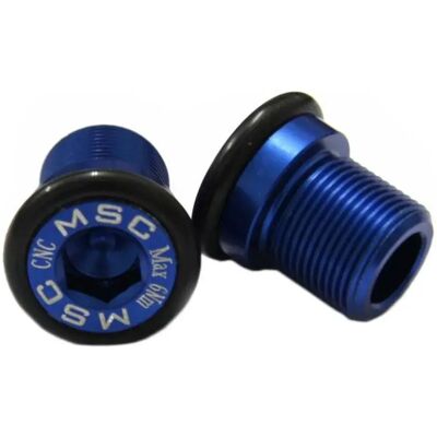 Msc Tornillo De Manivela Issis Bottom Bracket Bolt Alu7075t6 2 Unidades Blue M15 x 14 mm Msc Tornillo De Manivela Issis Bottom Bracket Bolt Alu7075t6 2 Unidades Blue M15 x 14 mm