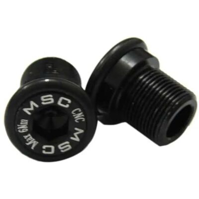 Msc Tornillo De Manivela Issis Bottom Bracket Bolt Alu7075t6 2 Unidades Black M15 x 14 mm Msc Tornillo De Manivela Issis Bottom Bracket Bolt Alu7075t6 2 Unidades Black M15 x 14 mm