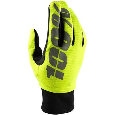 100percent Guantes Hydromatic Wp Neon Yellow 2XL 100percent Guantes Hydromatic Wp Neon Yellow 2XL