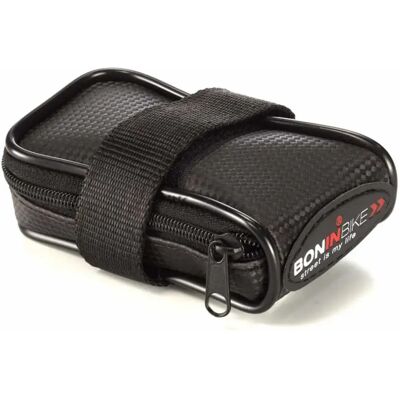 Bonin Bolsa Sillín Portaherramientas Carbon Look Road Black One Size Bonin Bolsa Sillín Portaherramientas Carbon Look Road Black One Size