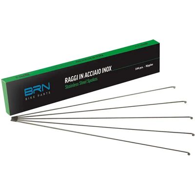 Brn Radios Stainless Steel 2 Mm 144 Unidades Silver 270 mm Brn Radios Stainless Steel 2 Mm 144 Unidades Silver 270 mm