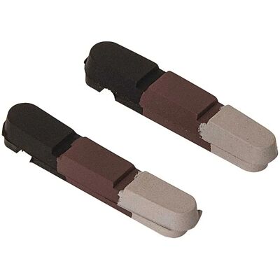 Brn Pastillas De Freno De Llanta Completas Shimano Triple Black / Silver One Size Brn Pastillas De Freno De Llanta Completas Shimano Triple Black / Silver One Size