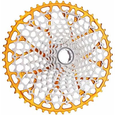 Garbaruk Cassette Gen2.0 Mtb Eagle Sram Xd/xdr 12s Silver / Orange 12s Garbaruk Cassette Gen2.0 Mtb Eagle Sram Xd/xdr 12s Silver / Orange 12s
