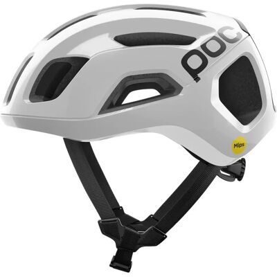 Poc Casco Ventral Air Mips Hydrogen White / Uranium Black Matt / Logo L Poc Casco Ventral Air Mips Hydrogen White / Uranium Black Matt / Logo L