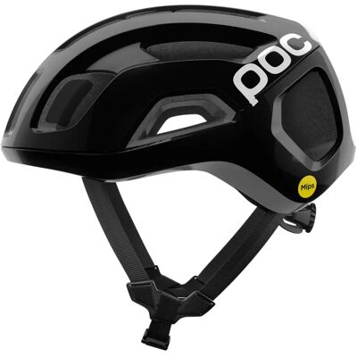 Poc Casco Ventral Air Mips Uranium Black Matt / Hydrogen White / Logo L Poc Casco Ventral Air Mips Uranium Black Matt / Hydrogen White / Logo L