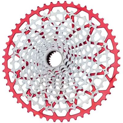Garbaruk Cassette Gen2.0 Mtb 12s Shimano Micro Spline Silver / Red 12s Garbaruk Cassette Gen2.0 Mtb 12s Shimano Micro Spline Silver / Red 12s