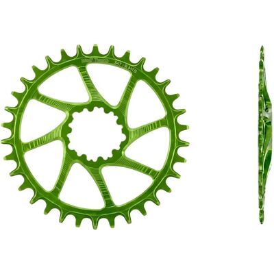 Garbaruk Plato Sram Gxp/dub Mtb 5.9mm Offset Green 34t Garbaruk Plato Sram Gxp/dub Mtb 5.9mm Offset Green 34t