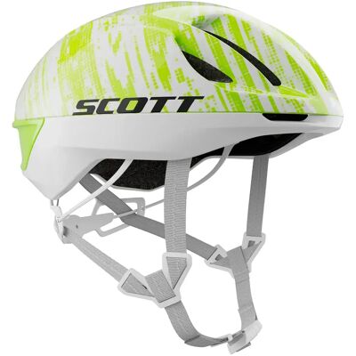 Scott Casco Cadence Rc Mips White / Sulphur Yellow L Scott Casco Cadence Rc Mips White / Sulphur Yellow L