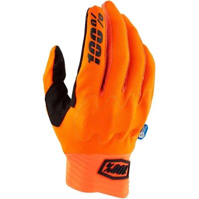 100percent Guantes Cognito Smart Shock Fluo Orange XL 100percent Guantes Cognito Smart Shock Fluo Orange XL