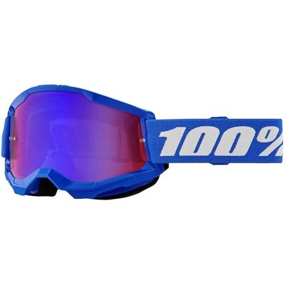 100percent Máscara Strata 2 Blue Mirror Red / Blue Lens/CAT3 100percent Máscara Strata 2 Blue Mirror Red / Blue Lens/CAT3
