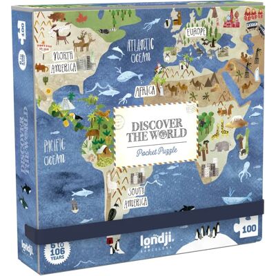 Londji Puzle de bolsillo Descubre el mundo Londji Puzle de bolsillo Descubre el mundo