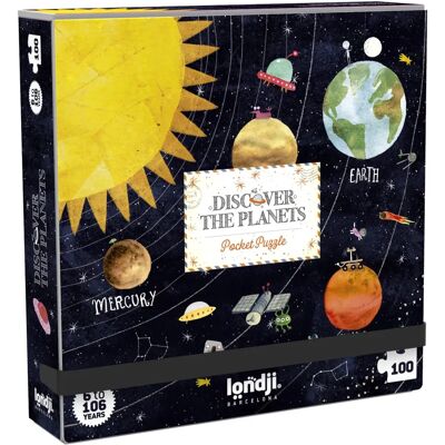 Londji Puzle de bolsillo Descubre los planetas Londji Puzle de bolsillo Descubre los planetas