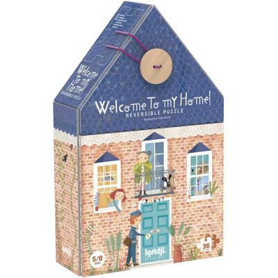 Londji Puzzle Bienvenido A Mi Casa - Reversible 36 Piezas Londji Puzzle Bienvenido A Mi Casa - Reversible 36 Piezas