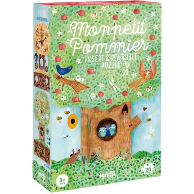 Londji - Rompecabezas reversible Mon Petit Pommier - 20 piezas Multicolor Londji - Rompecabezas reversible Mon Petit Pommier - 20 piezas Multicolor
