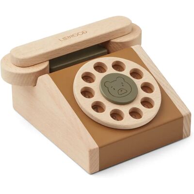 Liewood Teléfono clásico de madera Selma Liewood Teléfono clásico de madera Selma