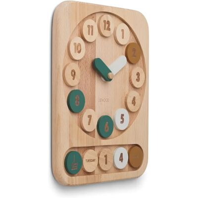 Liewood Reloj educativo Yelena de madera Liewood Reloj educativo Yelena de madera