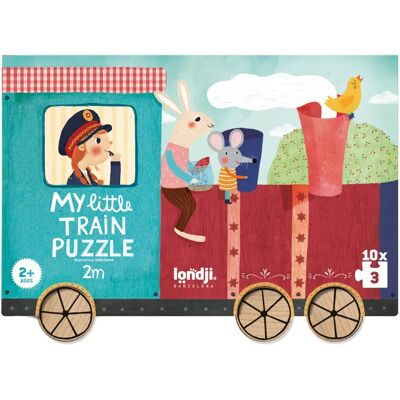 Rompecabezas de Tren Pequeño de Londji - Aprendizaje de animales y números Rompecabezas de Tren Pequeño de Londji - Aprendizaje de animales y números