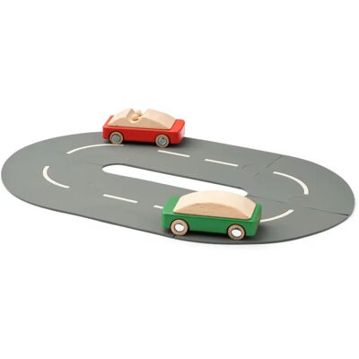Liewood Set de coches y puzzles de carreteras Liewood Set de coches y puzzles de carreteras