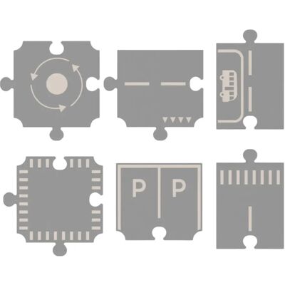Liewood Puzzle de carretera - Lote de 6 Liewood Puzzle de carretera - Lote de 6