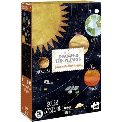 Londji Puzzle de Planetas que Brillan en la Oscuridad - Educativo Londji Puzzle de Planetas que Brillan en la Oscuridad - Educativo