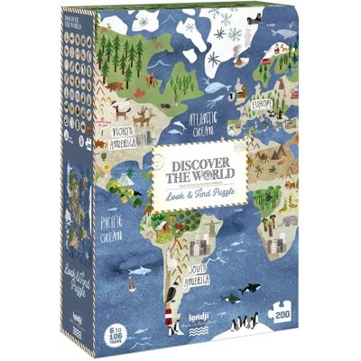 Londji Modelo Rompecabezas Descubre el Mundo 200 piezas - Puzzle Londji Modelo Rompecabezas Descubre el Mundo 200 piezas - Puzzle