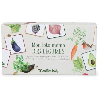 Moulin Roty Loto Memoria de verduras Moulin Roty Loto Memoria de verduras