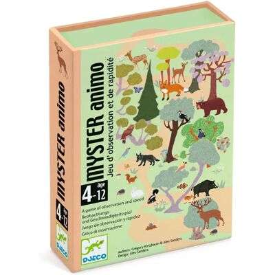 Djeco Juego de cartas Myster Animo Djeco Juego de cartas Myster Animo