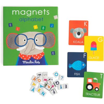 Moulin Roty Juego magnético del alfabeto - Les Popipop Moulin Roty Juego magnético del alfabeto - Les Popipop