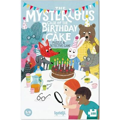 Londji Puzzle de cumpleaños y juego de detectives - 100 piezas Londji Puzzle de cumpleaños y juego de detectives - 100 piezas