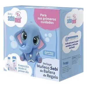 Sebamed Canastilla Bebé Baño Espuma + Leche Corporal + Bálsamo + Muñeco