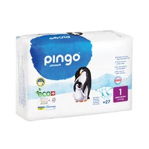 Pingo Pañales Bio T1 2-5 Kg 27 Uds