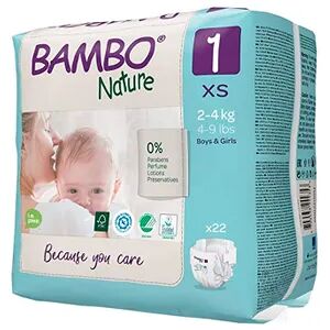 Bambo Pañal 1 XS 2-4 Kg 22 Uds